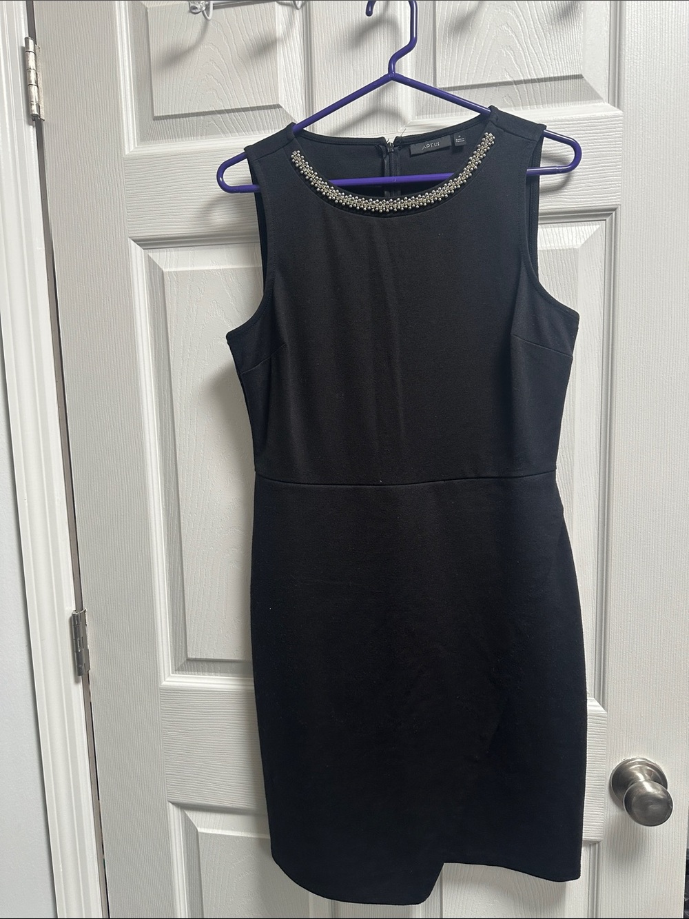 Apt. 9 Black Sleeveless Jewel-Neck Mini Dress